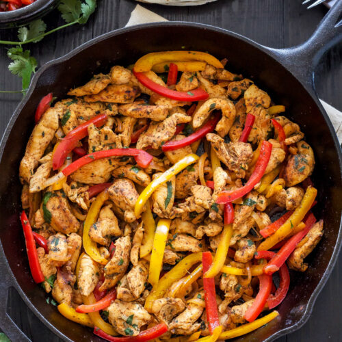 Skillet Chicken Fajitas Recipe Runner