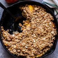 Gluten Free Peach Crisp
