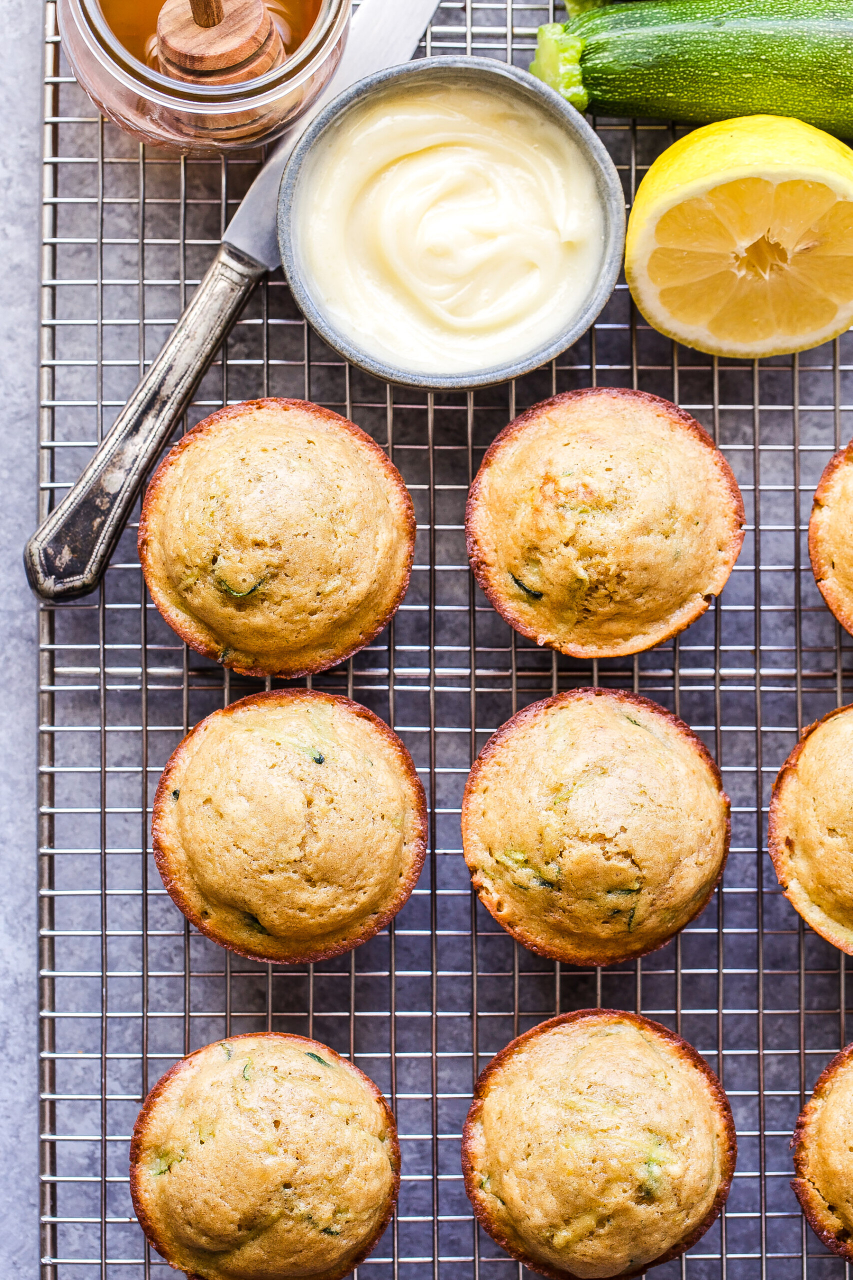 Lemon Zucchini Muffins