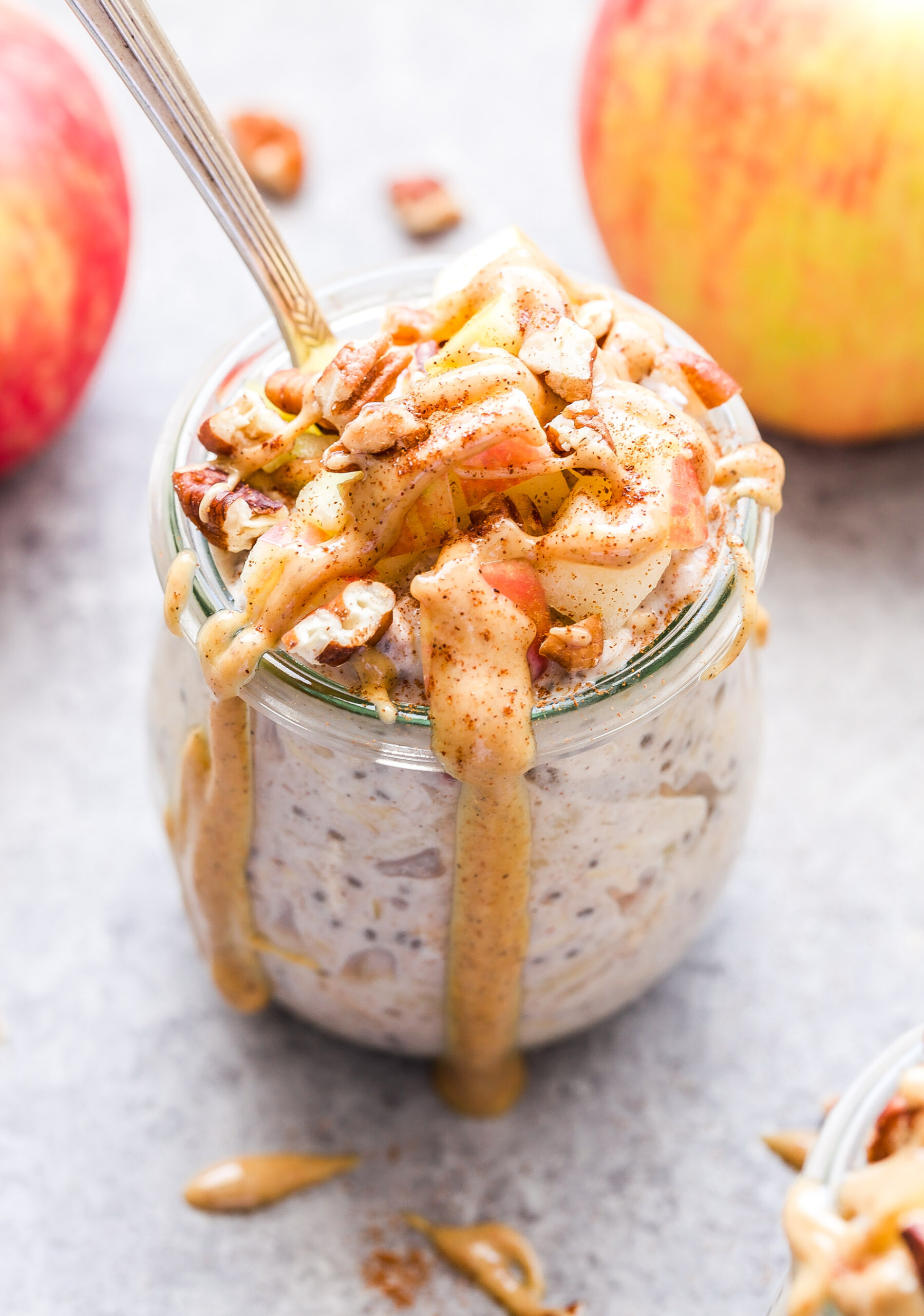 Apple Cinnamon Overnight Oats Recipe Runner