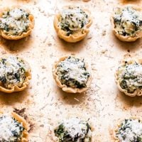 Spinach Artichoke Dip Phyllo Cups