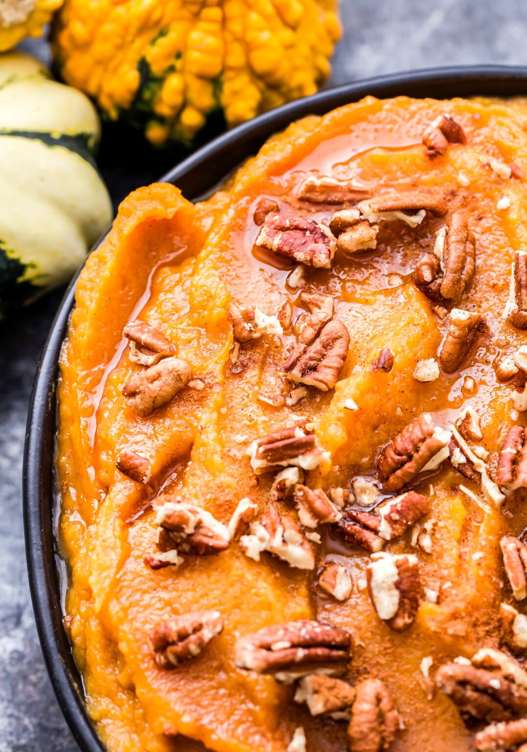 Cinnamon Maple Mashed Sweet Potatoes and Butternut Squash Recipe Runner