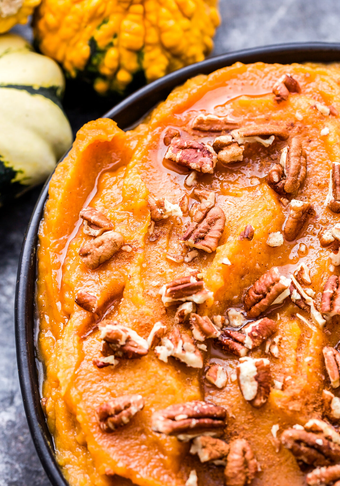 Cinnamon Maple Mashed Sweet Potatoes and Butternut Squash Recipe Runner