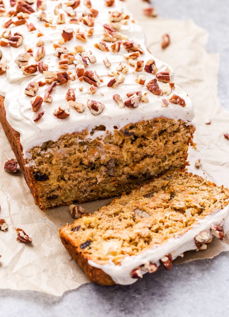 Oatmeal Carrot Cake Bread Recipe Runner