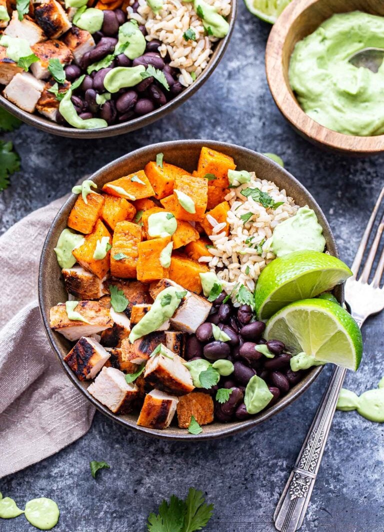 Chili Lime Chicken Burrito Bowls Recipe Runner