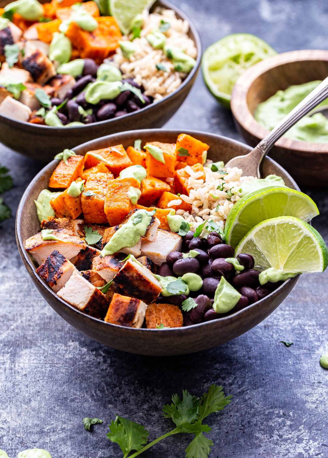 Chili Lime Chicken Burrito Bowls Recipe Runner