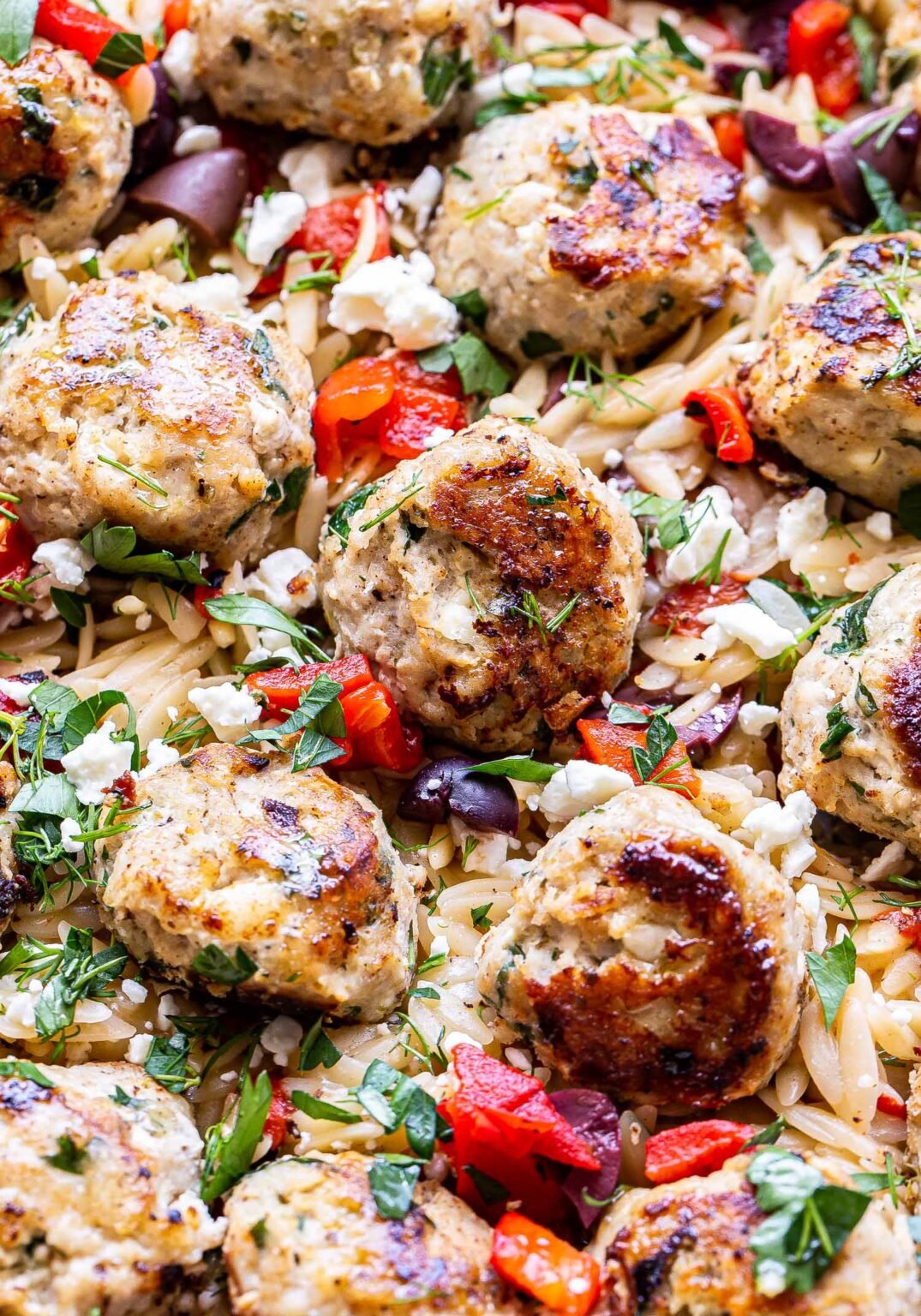 Greek Meatballs and Orzo Skillet Recipe Runner