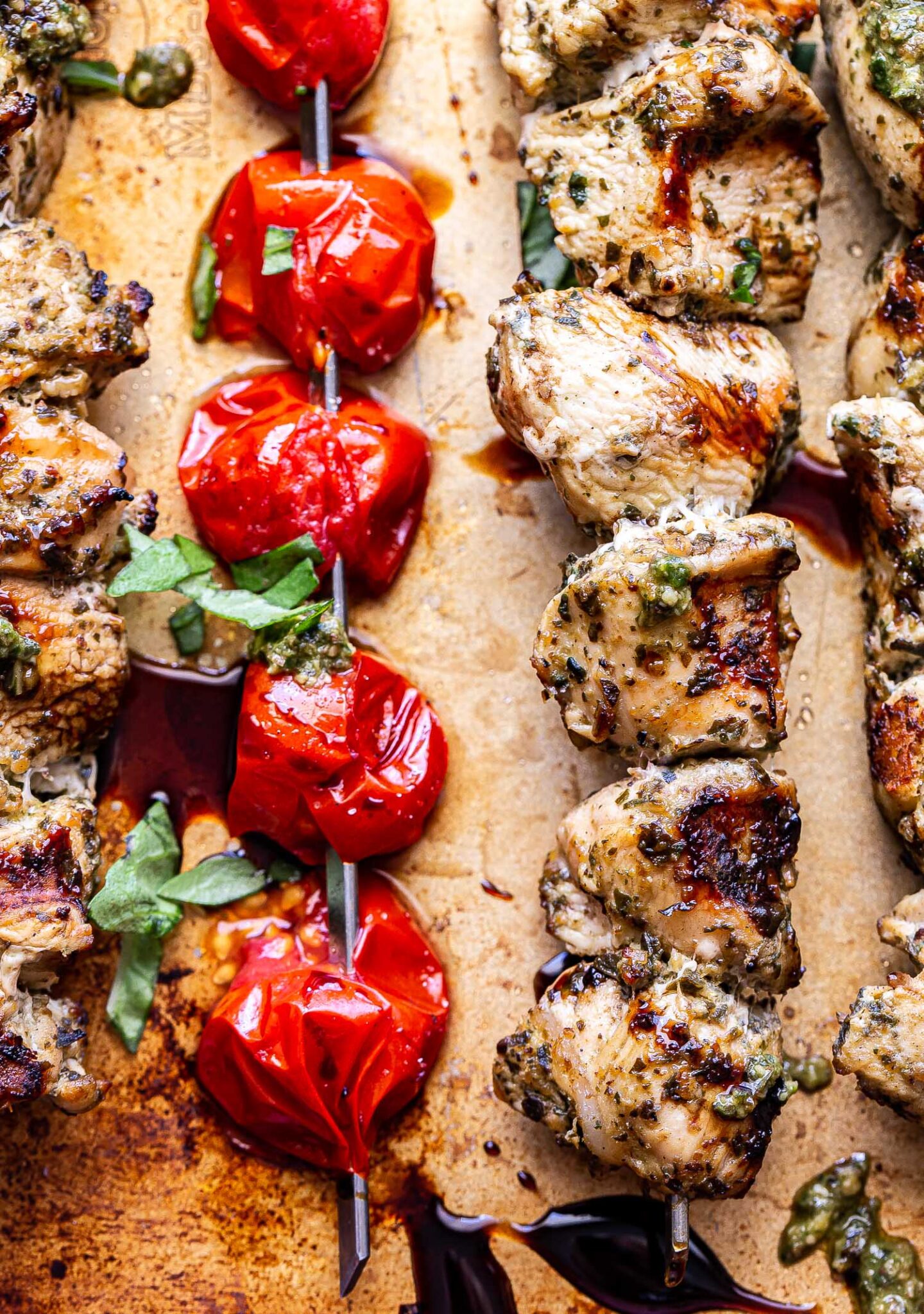 Grilled Pesto Chicken Skewers Recipe Runner