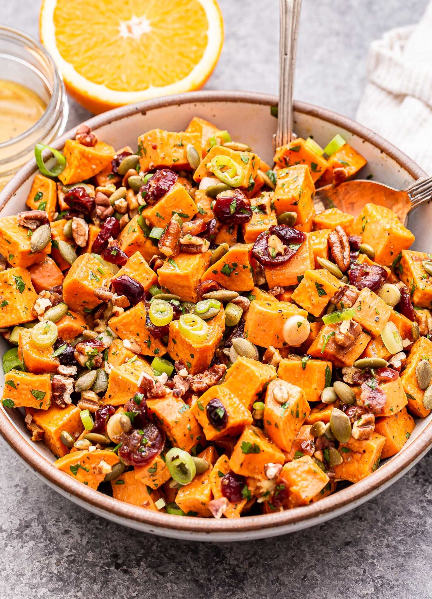 Maple Orange Sweet Potato Salad Recipe Runner