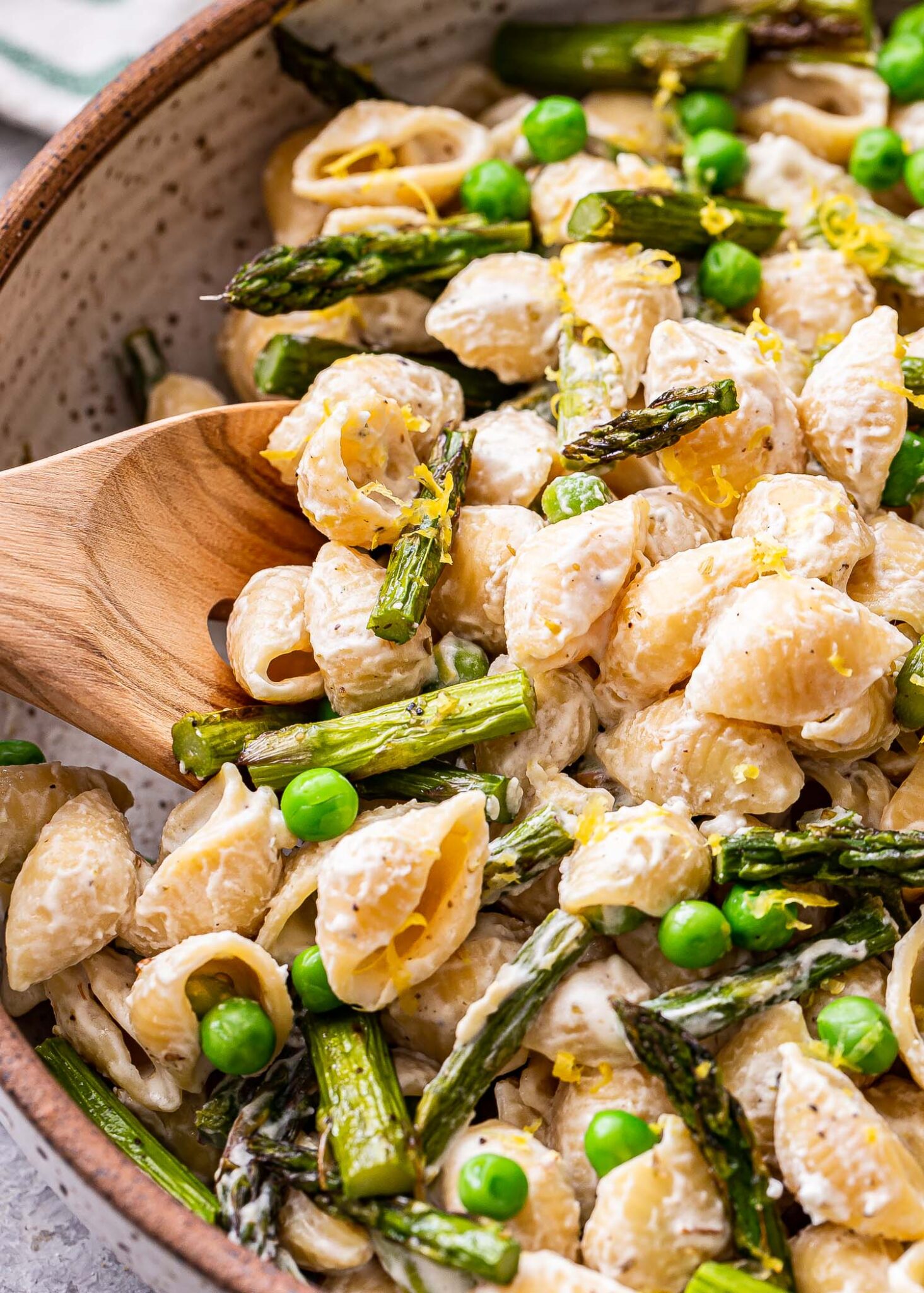 Asparagus Goat Cheese Pasta Recipe Runner