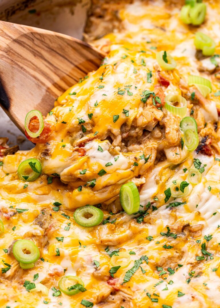 Green Chile Chicken and Rice Casserole Recipe Runner