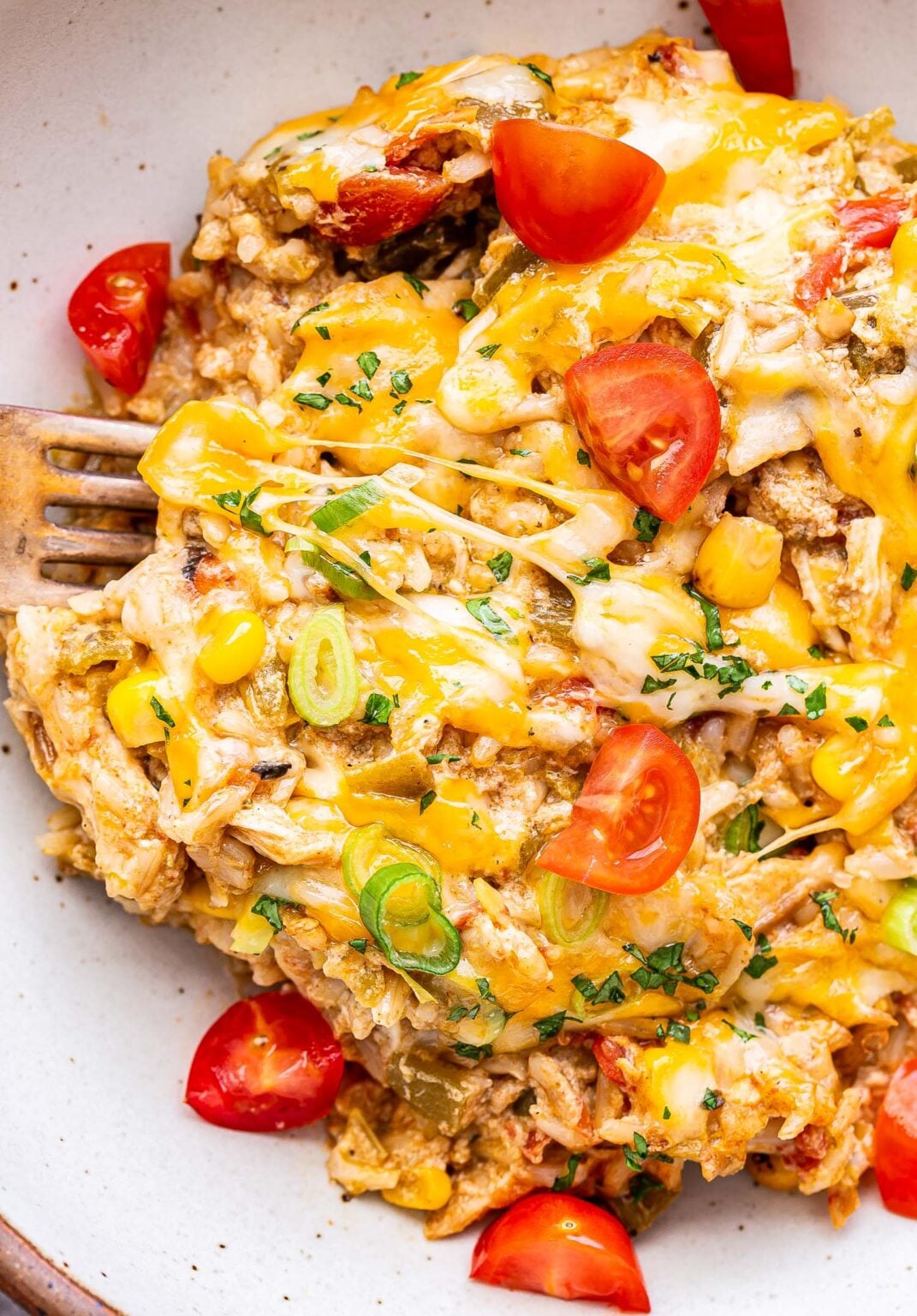 Green Chile Chicken and Rice Casserole Recipe Runner