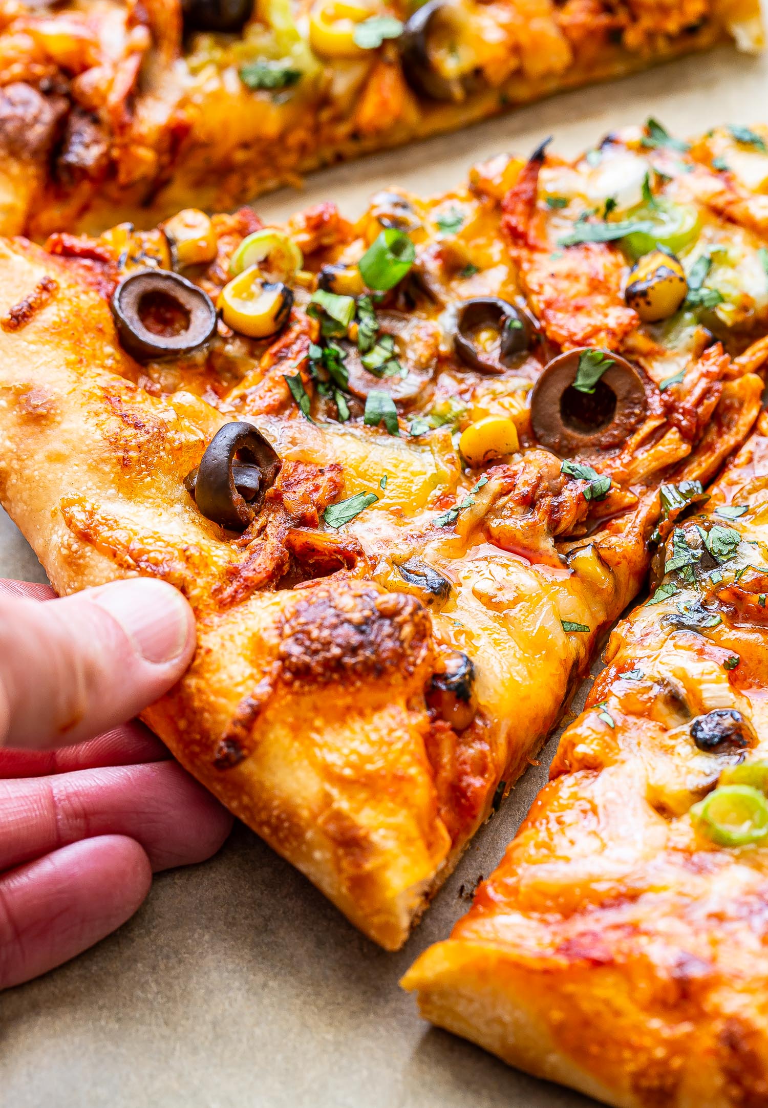 Chicken Enchilada Pizza Recipe Runner