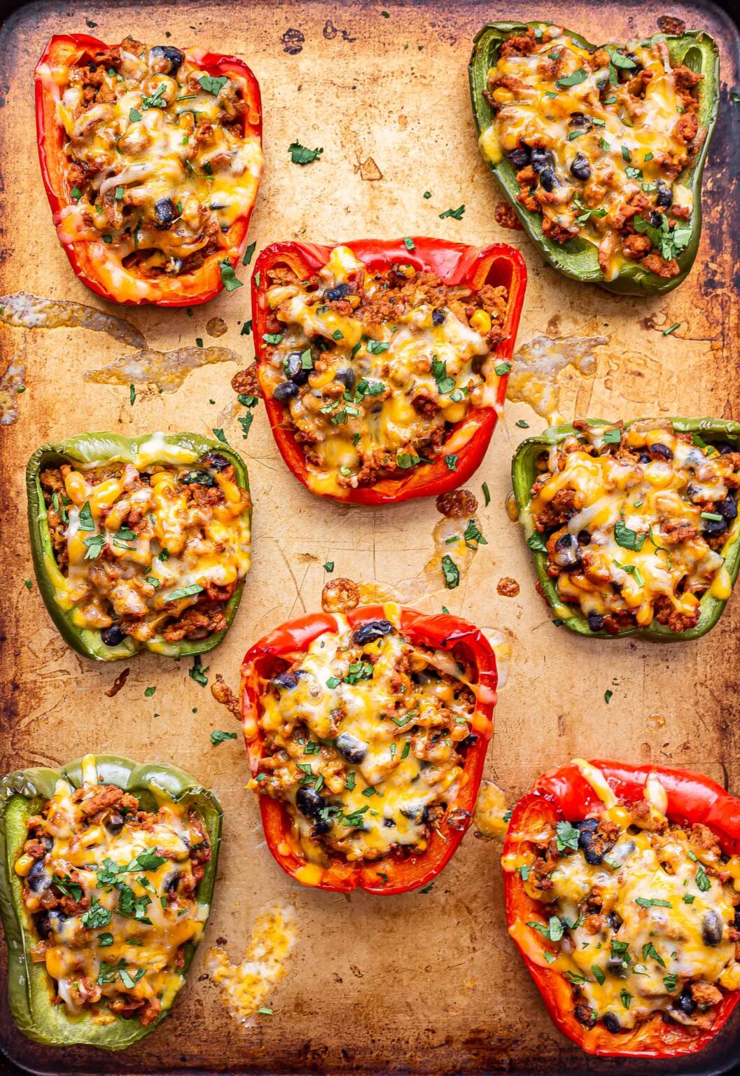 Taco Stuffed Peppers Recipe Runner