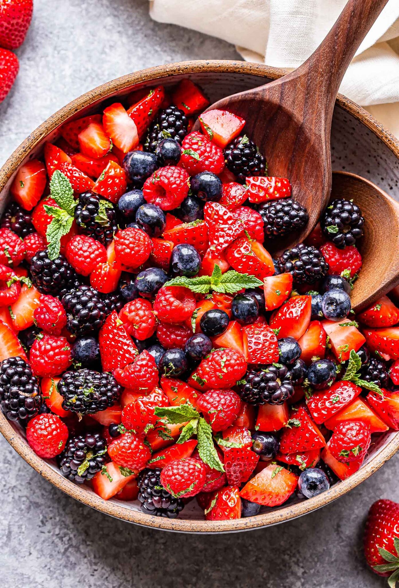 Berry Fruit Salad Recipe Runner