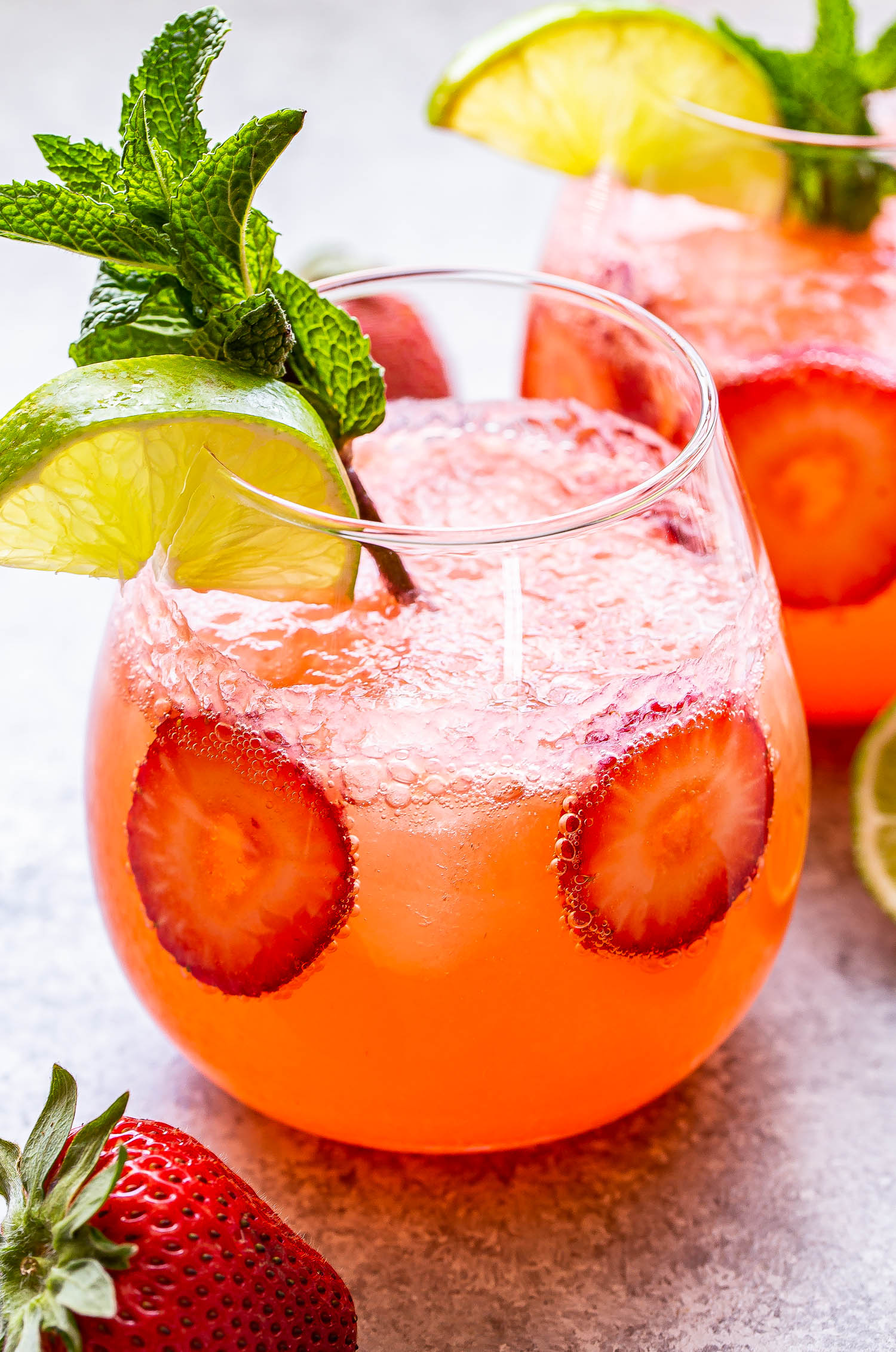 Strawberry Lime Vodka Smash Recipe Runner