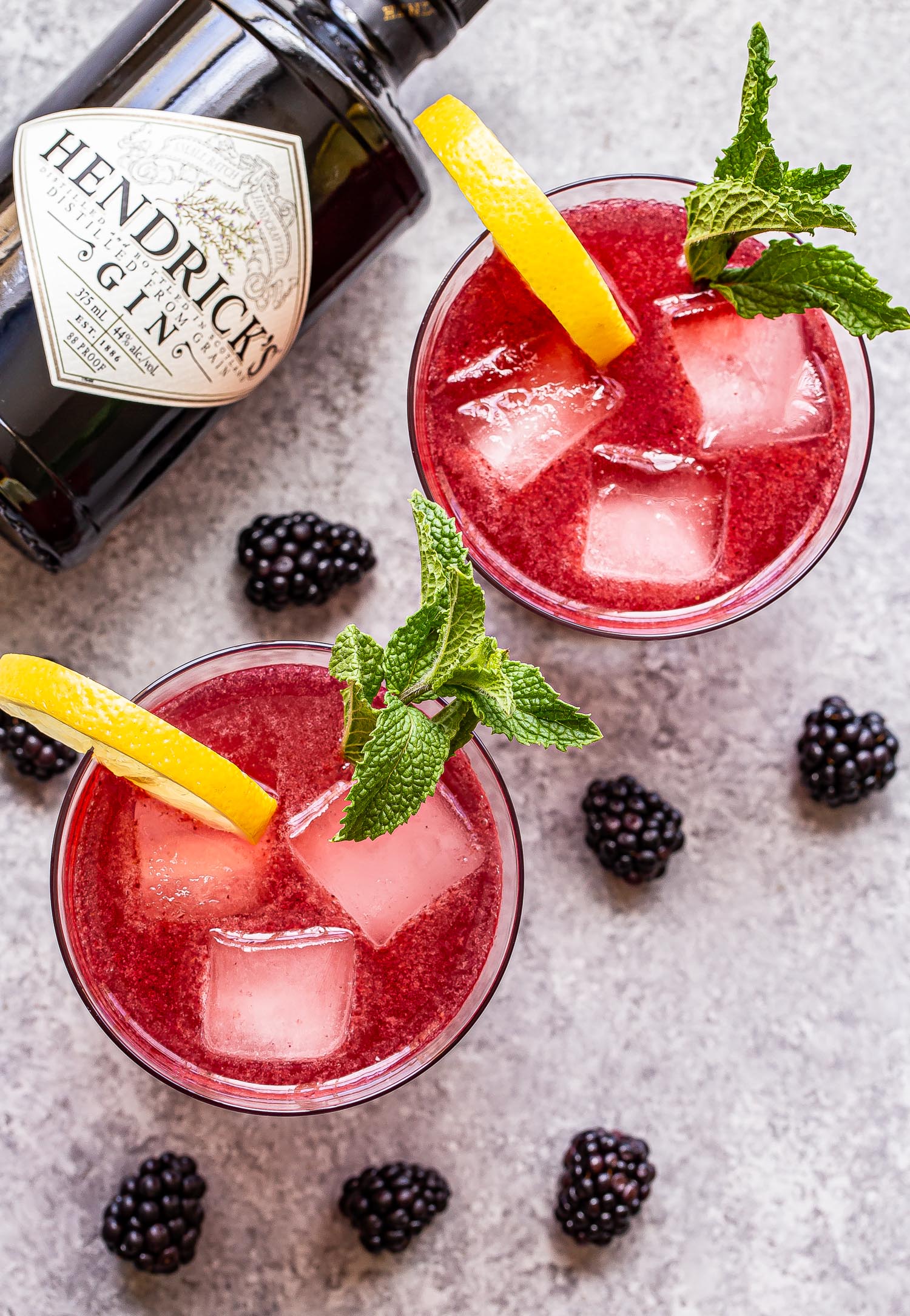 Blackberry Gin Fizz Recipe Runner