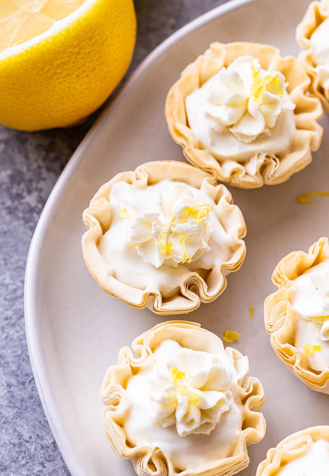 Mini Lemon Cream Pies Recipe Runner