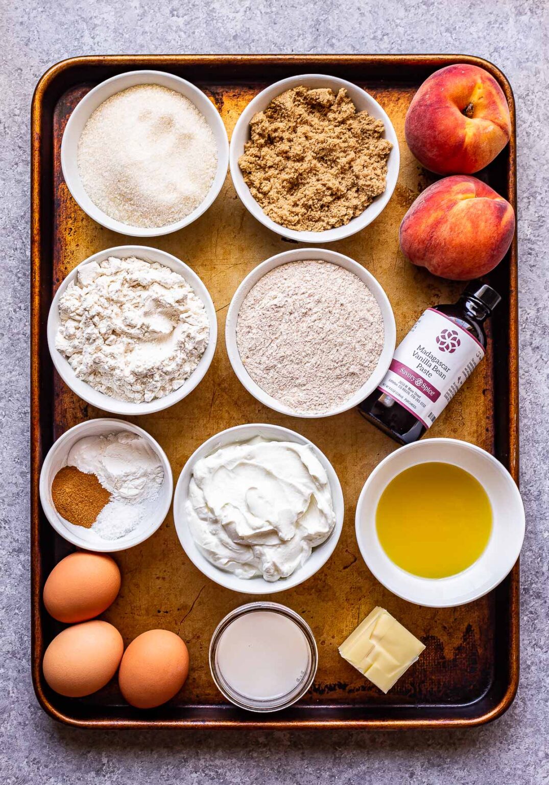 Cinnamon Peach Yogurt Cake Recipe Runner