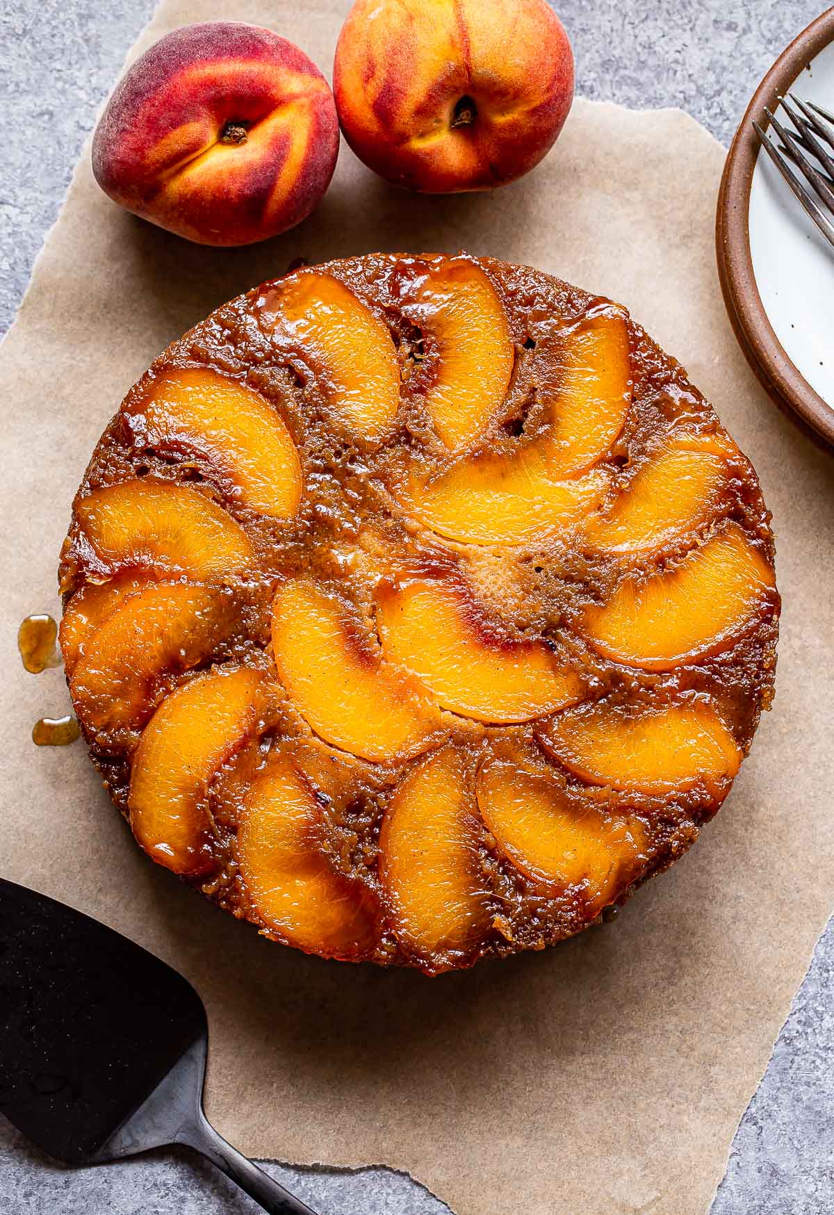 Cinnamon Peach Yogurt Cake Recipe Runner