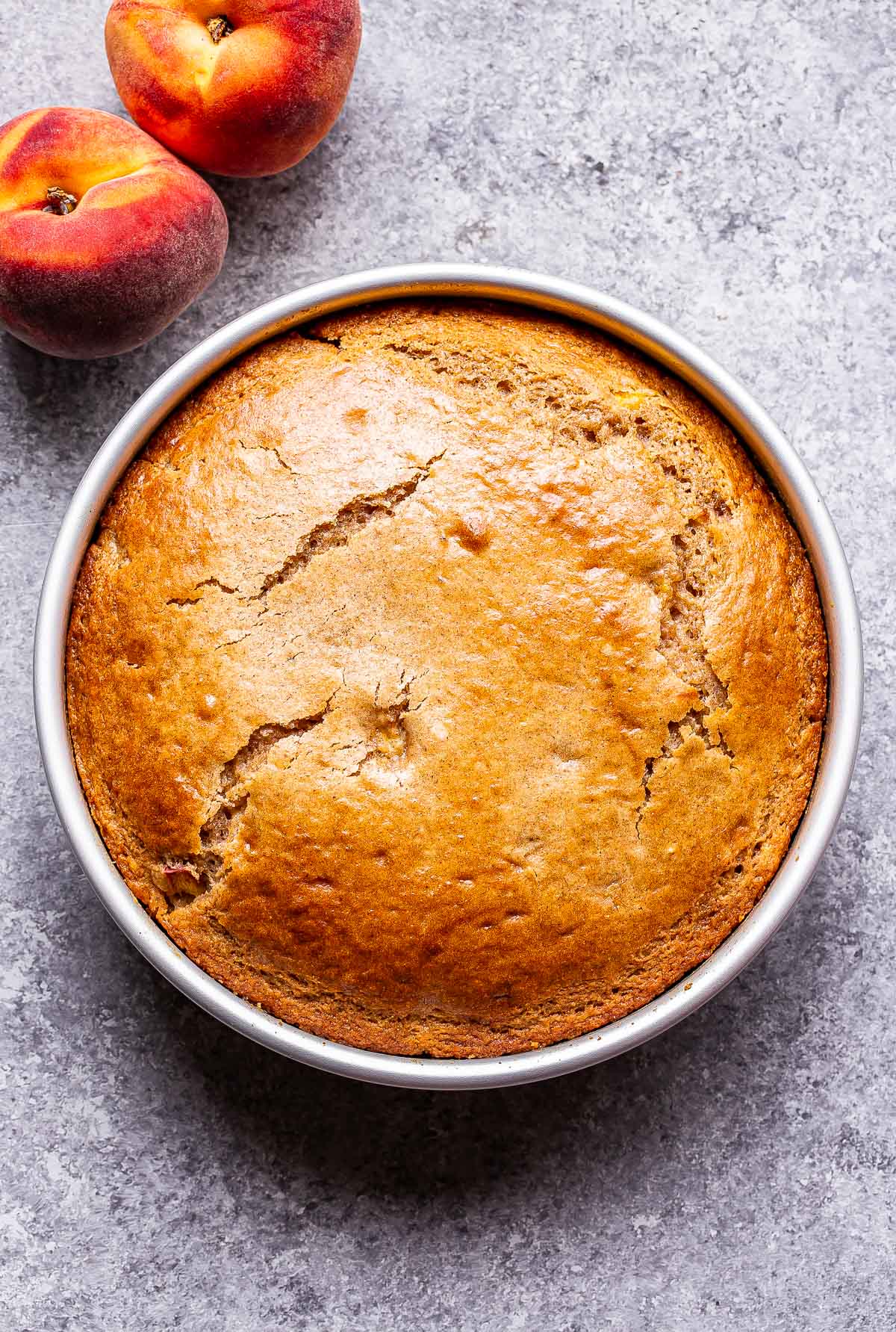 Cinnamon Peach Yogurt Cake Recipe Runner