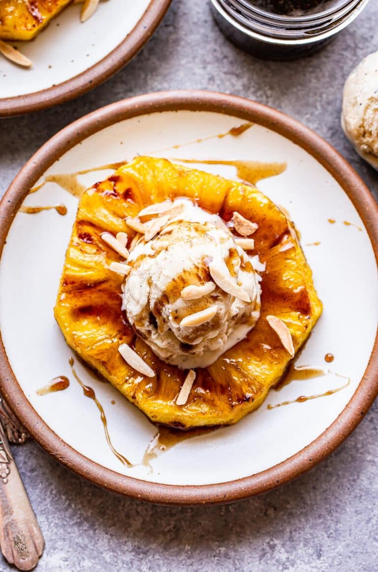 Grilled Pineapple with Rum Sauce Recipe Runner