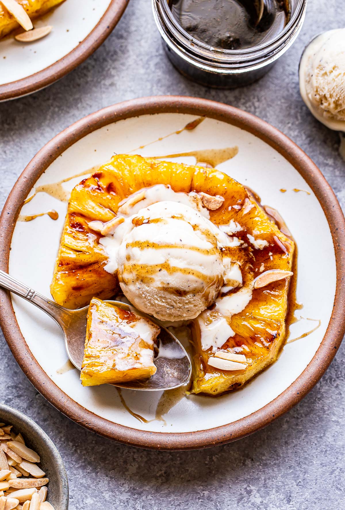 Grilled Pineapple with Rum Sauce Recipe Runner