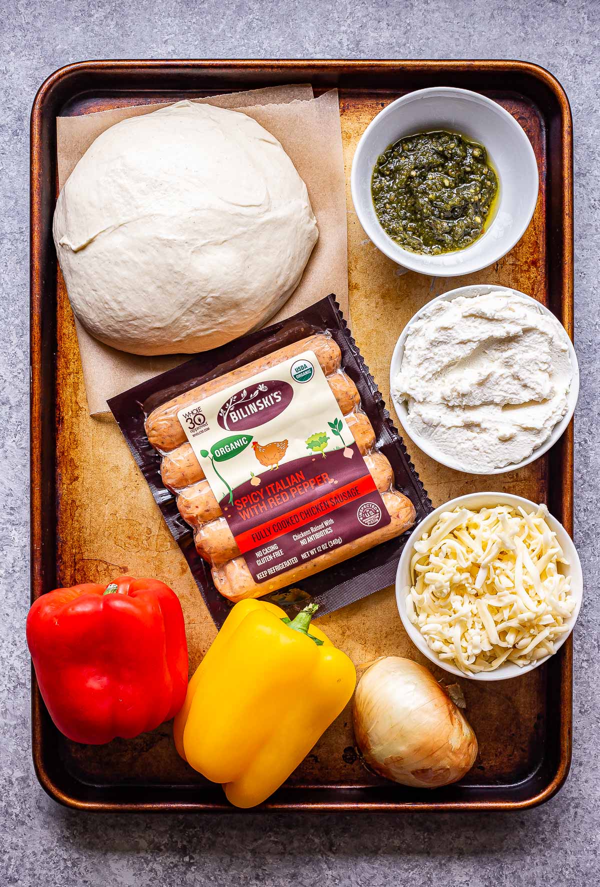 Grilled Sausage and Peppers Pizza Recipe Runner