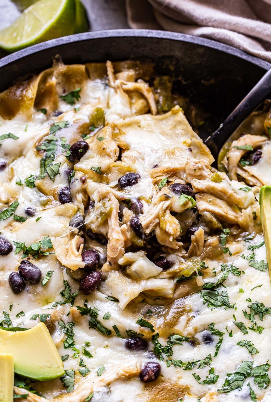 Green Chile Chicken Enchilada Skillet Recipe Runner