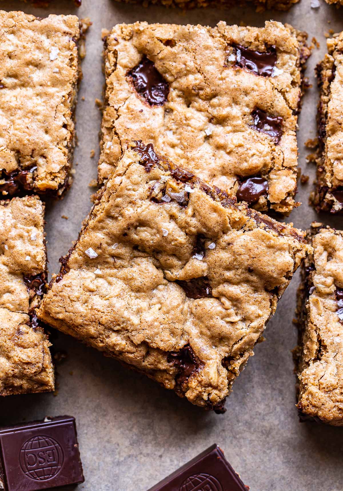 Oatmeal Chocolate Chunk Cookie Bars Recipe Runner