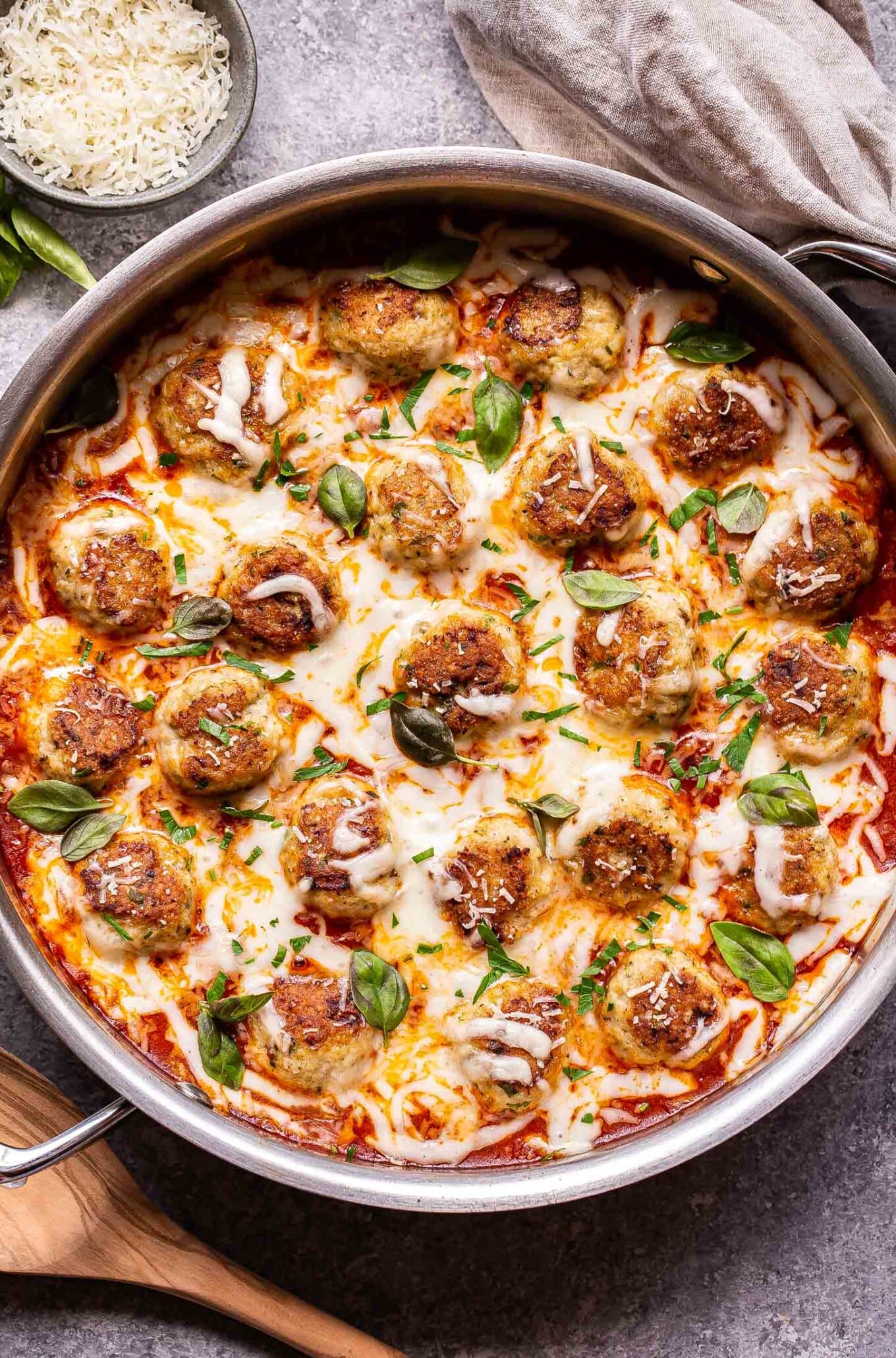 Chicken Parmesan Meatballs - Recipe Runner