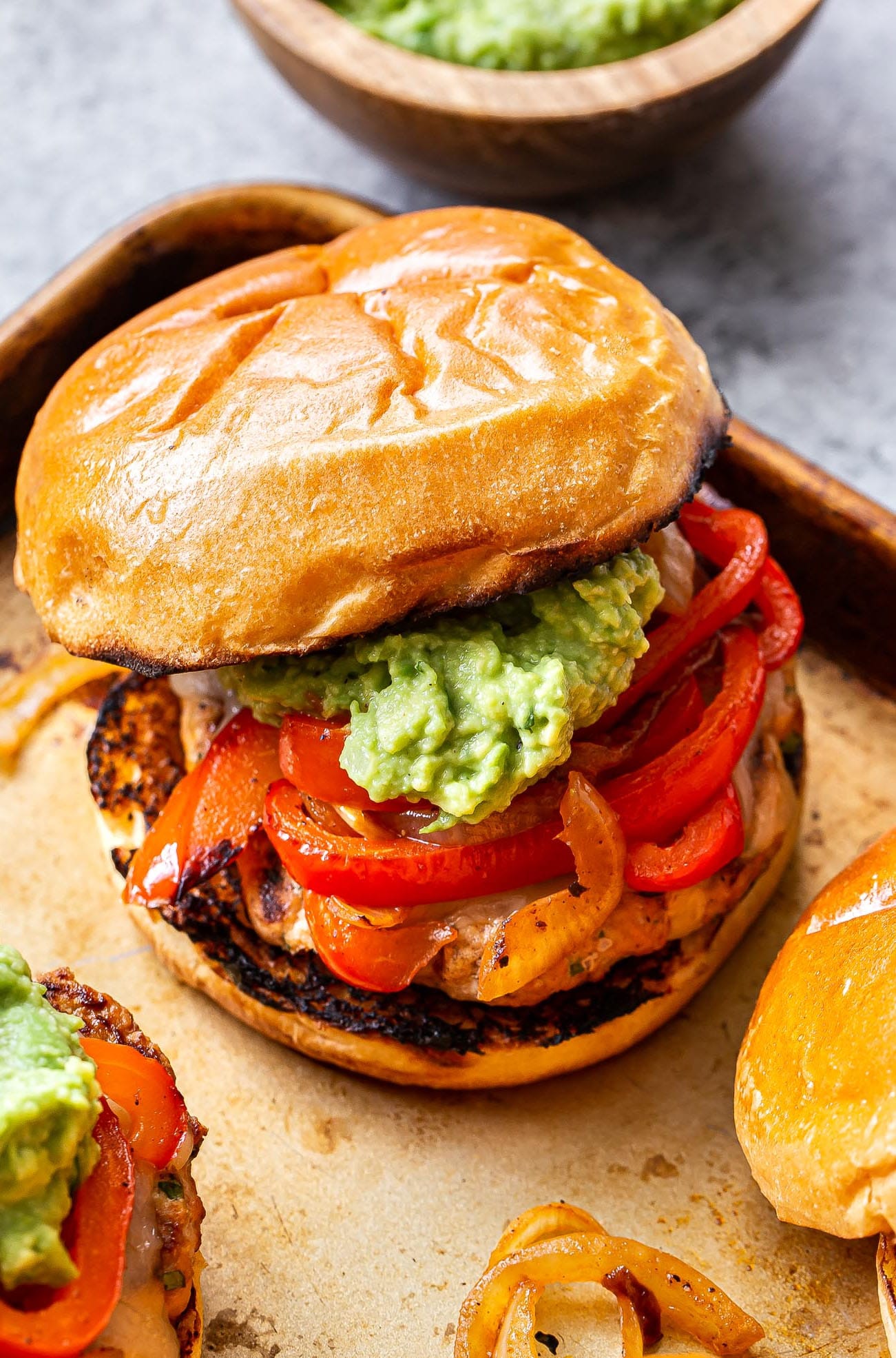 Chicken Fajita Burgers Recipe Runner