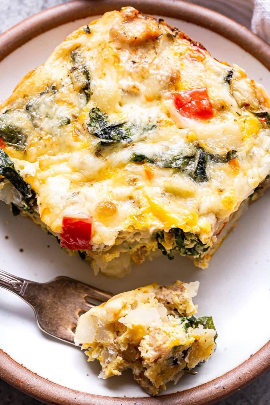 Sausage, Potato, and Kale Breakfast Casserole Recipe Runner