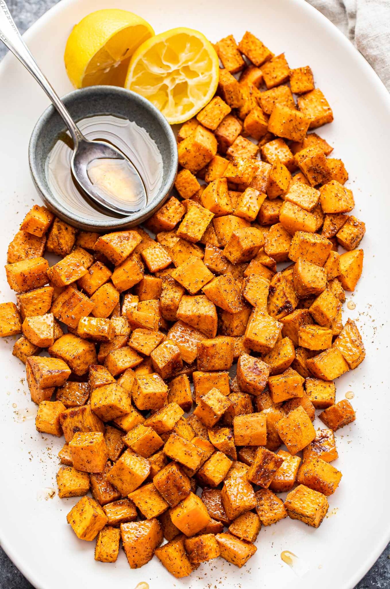 Garam Masala Roasted Sweet Potatoes Recipe Runner