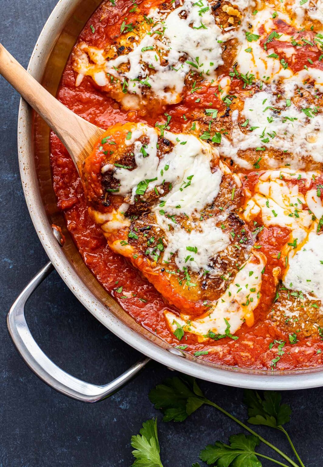 Skillet Chicken Parmesan Recipe Runner