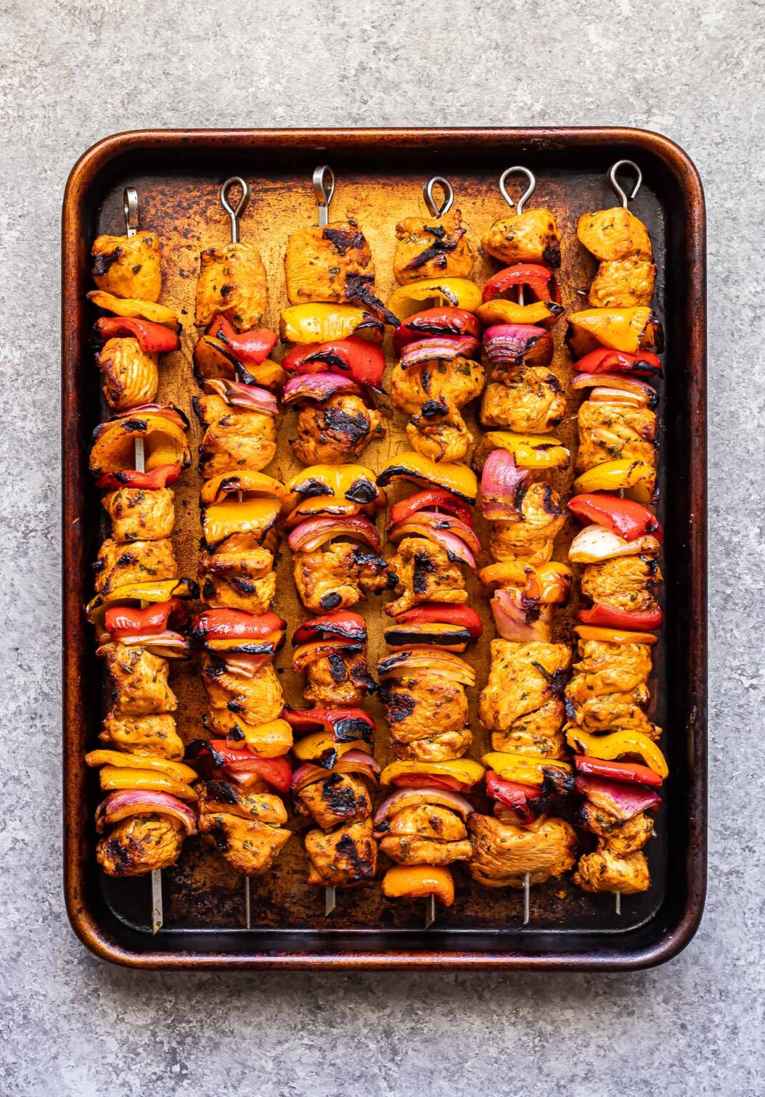 Grilled Chicken Fajita Skewers Recipe Runner