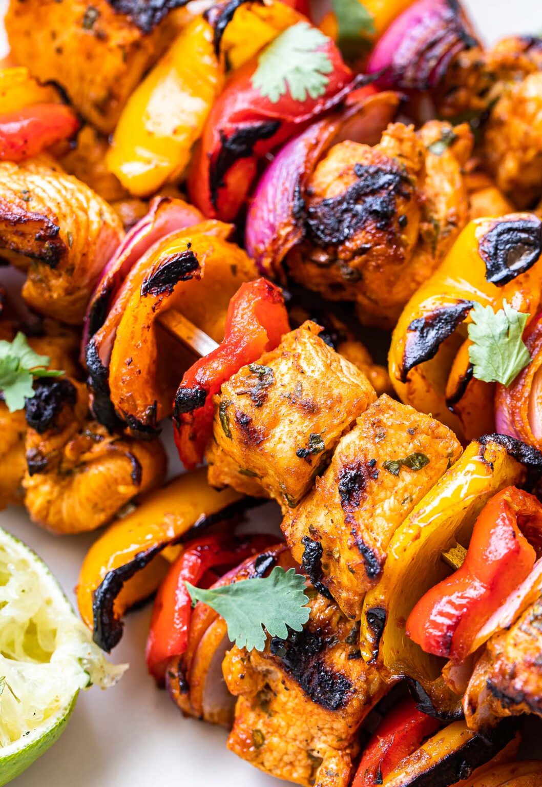 Grilled Chicken Fajita Skewers Recipe Runner