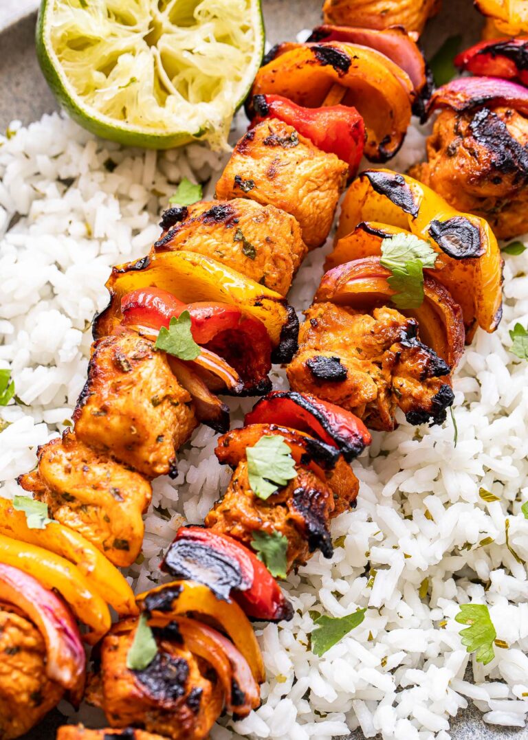Grilled Chicken Fajita Skewers Recipe Runner