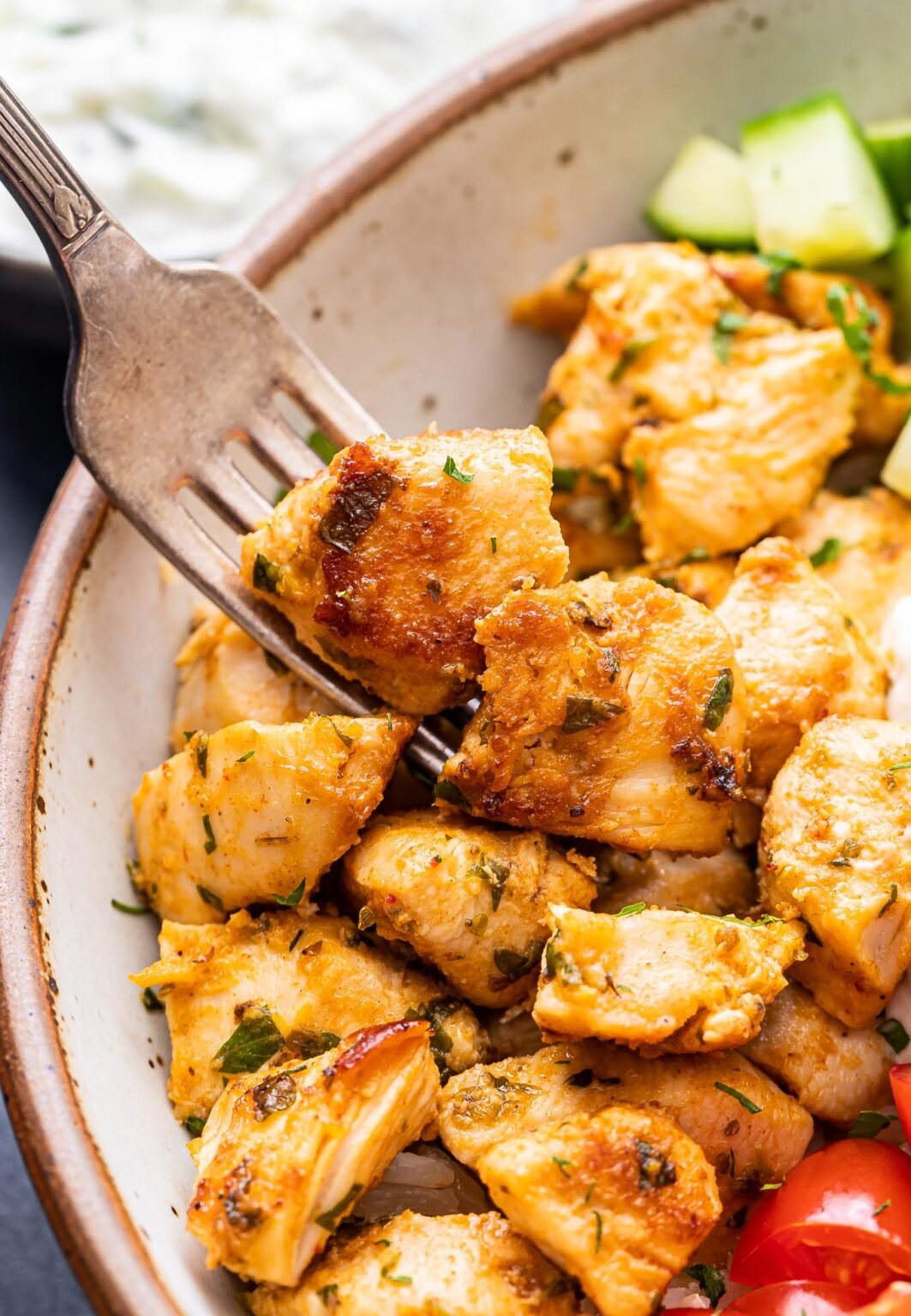 Chicken Gyro Bowls Recipe Runner