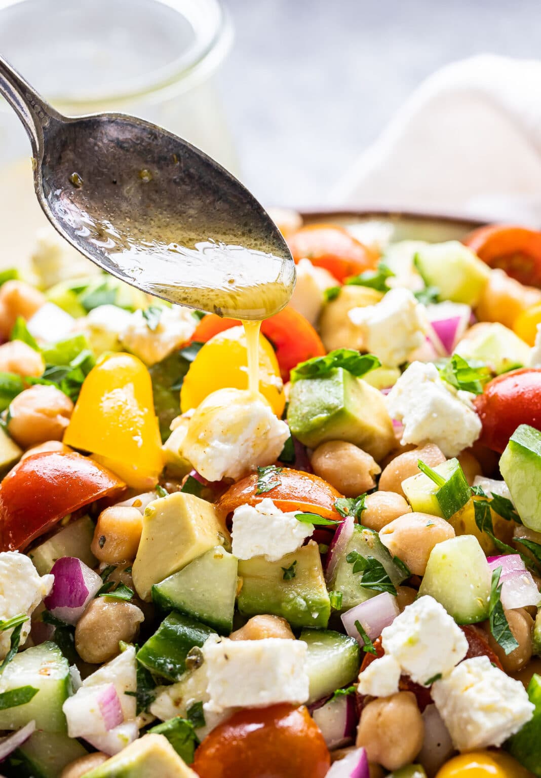 Tomato Avocado Chickpea Salad Recipe Runner
