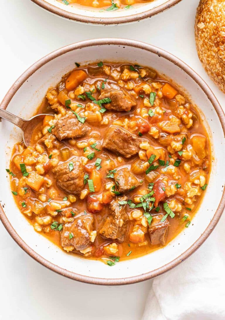 Beef and Barley Soup Recipe Runner