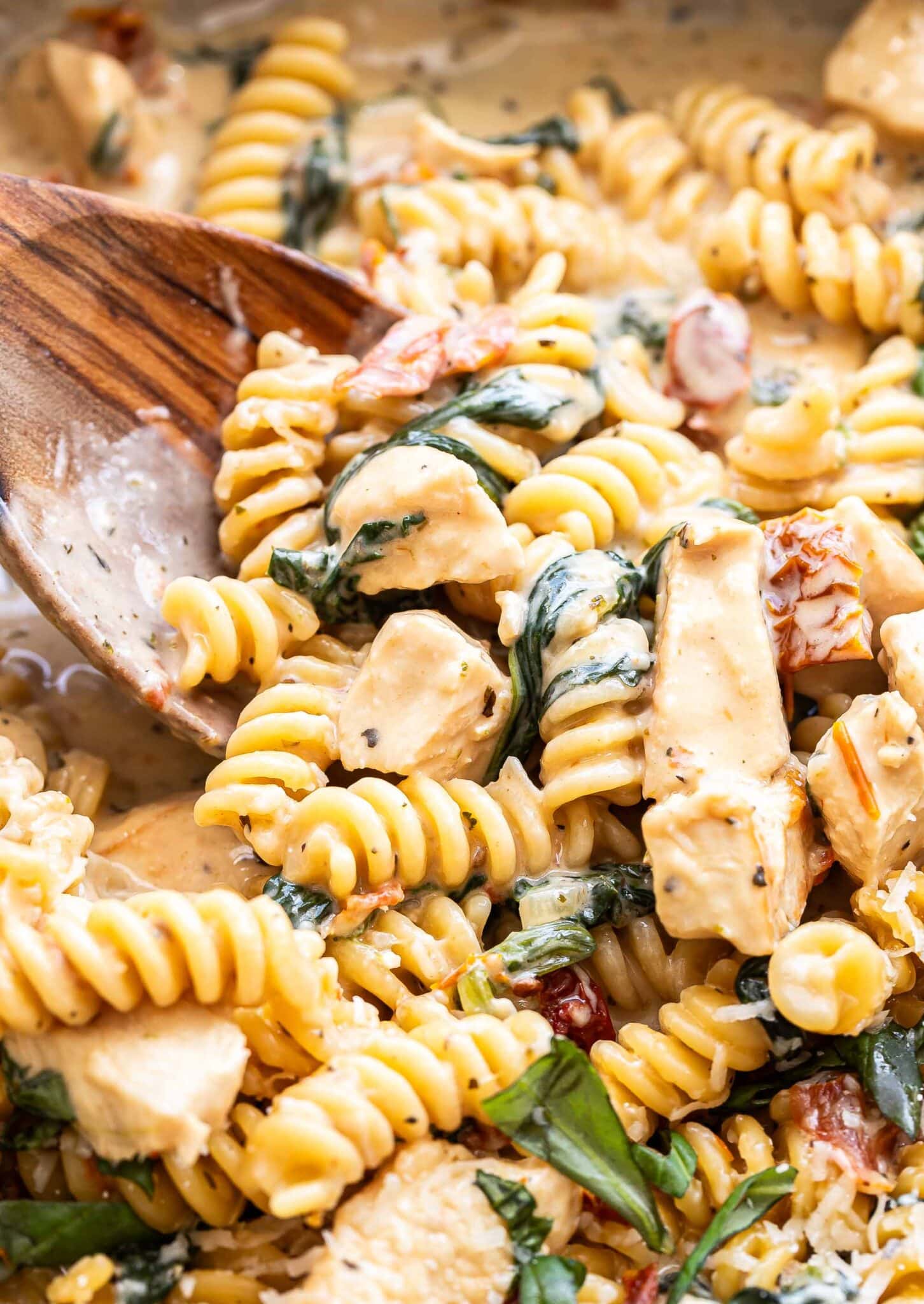 Creamy Sun Dried Tomato Chicken Pasta Recipe Runner