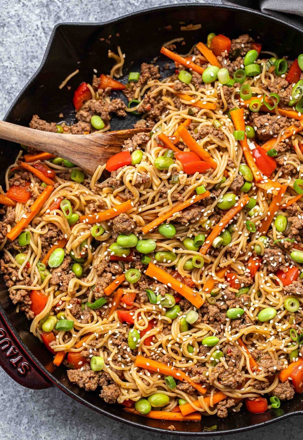 Ground Beef Ramen Noodles - Recipe Runner