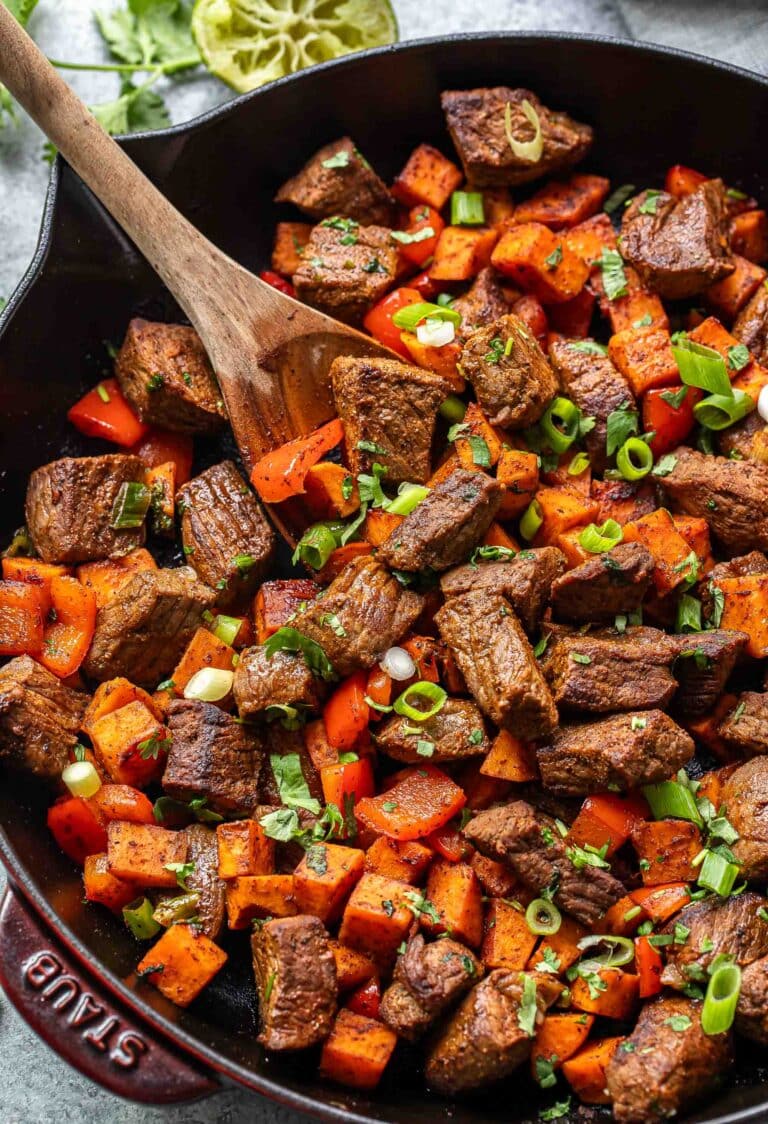Steak and Sweet Potato Skillet